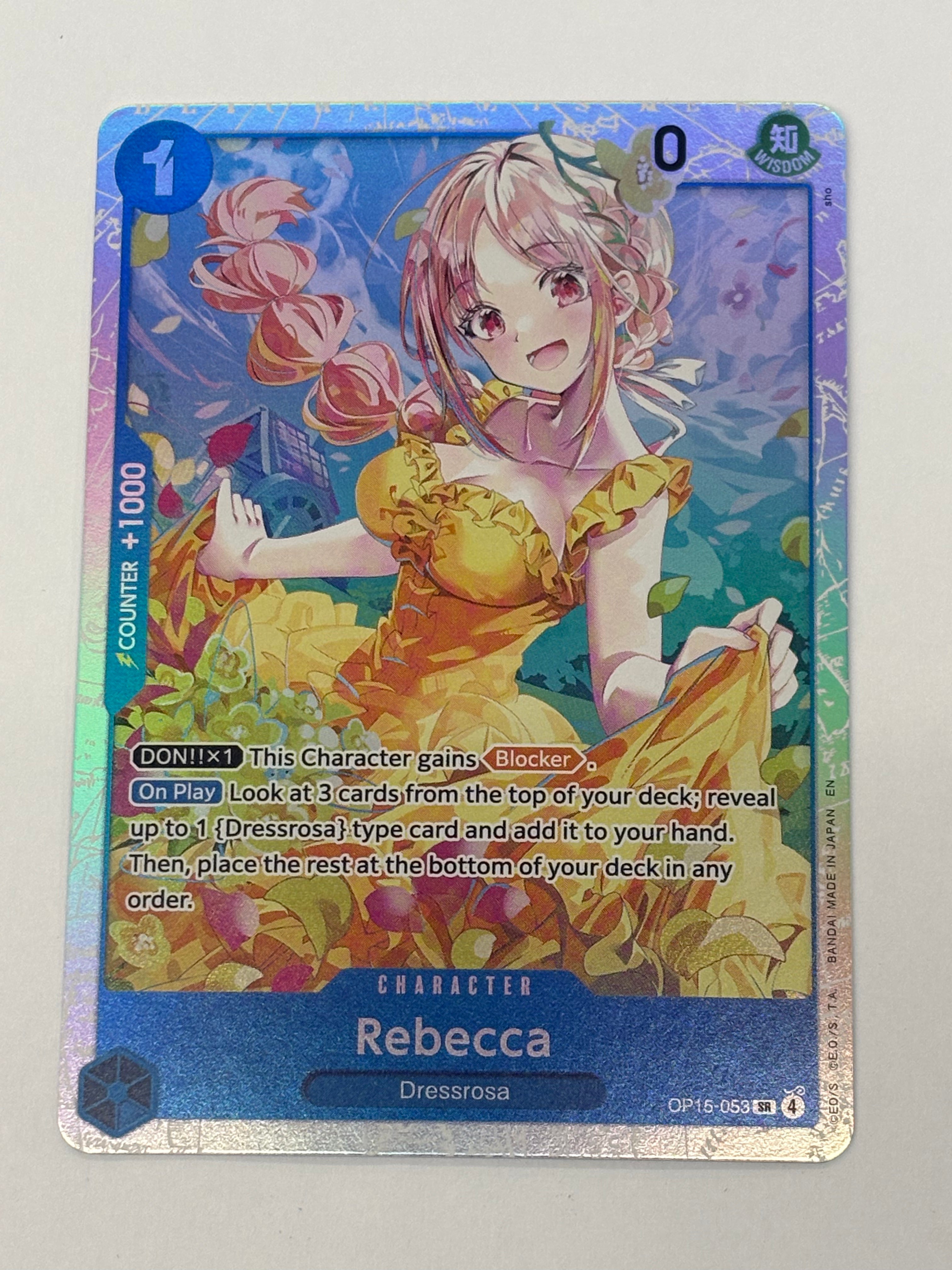 One Piece TCG - Adventure on Kami's Island OP15-EB04 Rebecca OP15-053 NM