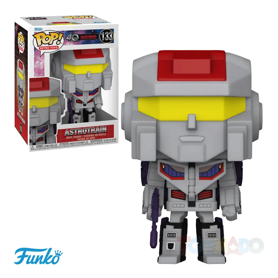Funko Pop! Retro Toys Transformers 40th Anniversary Astrotrain #133