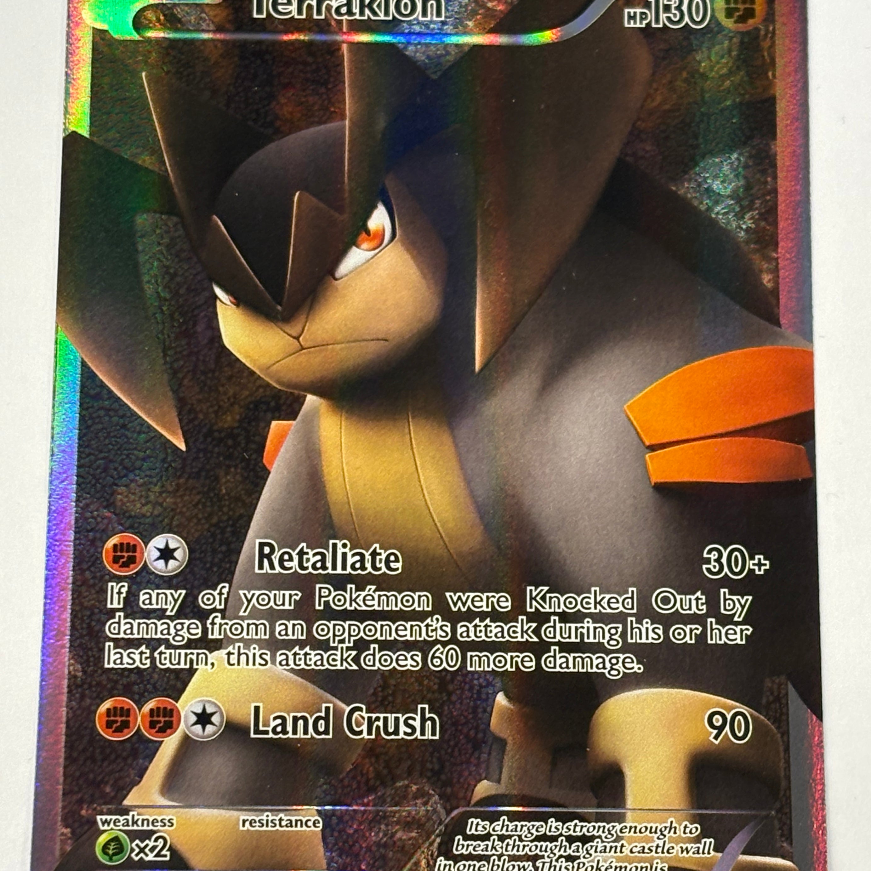 Pokémon TCG - Noble Victories Terrakion 99/101 NM