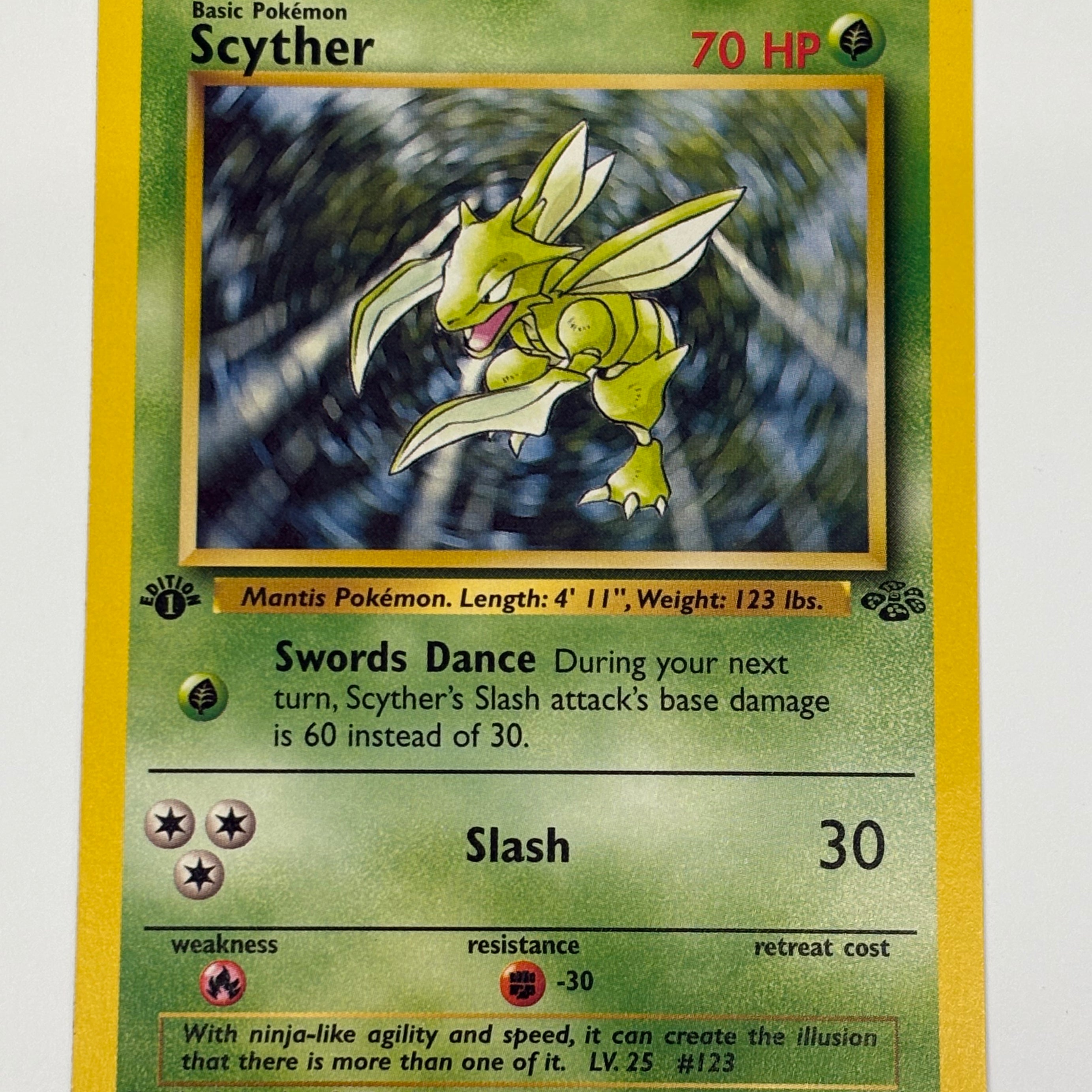 Pokémon TCG - Jungle 1st Edition Scyther 26/64 NM