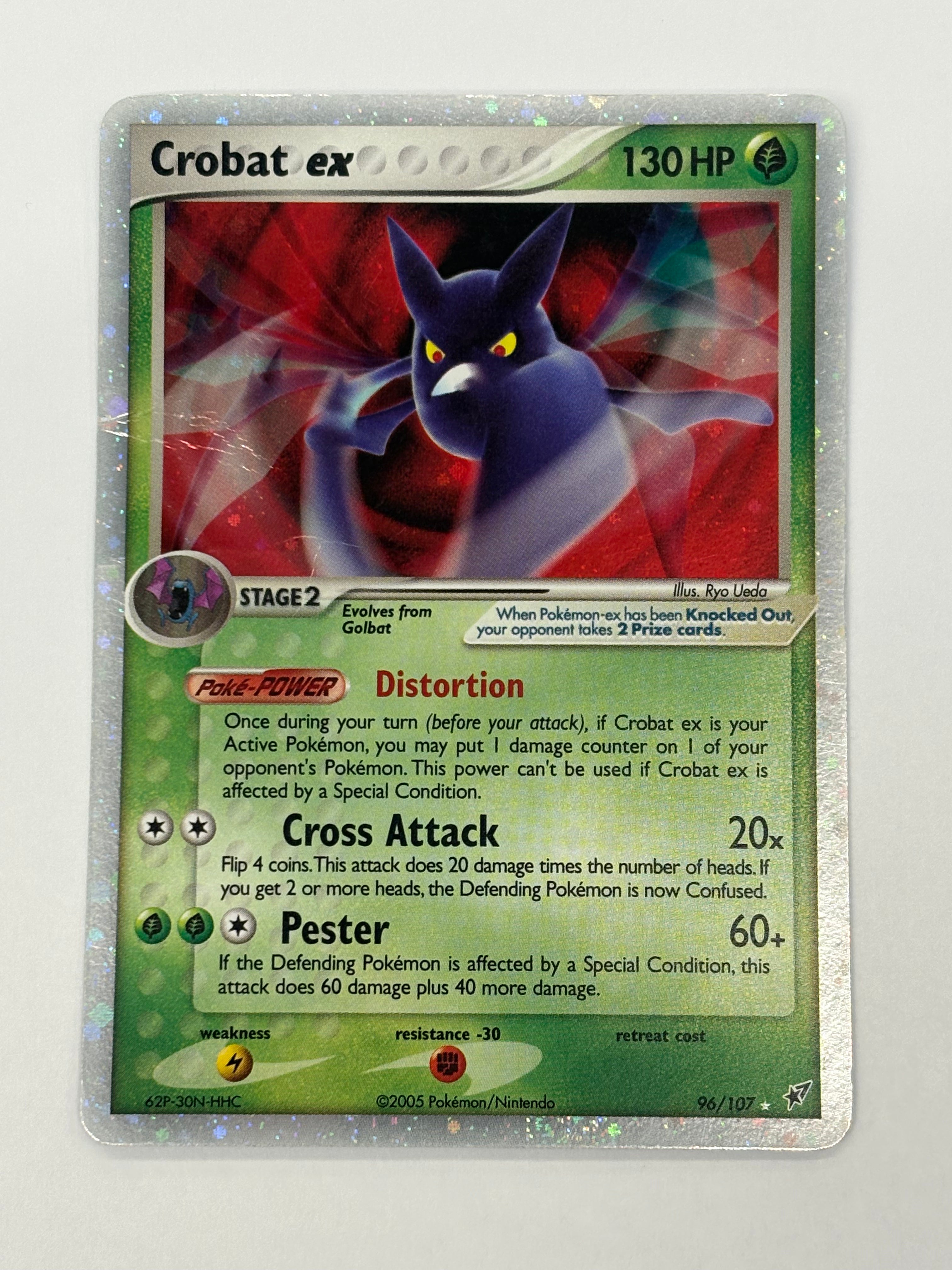 Pokémon TCG - EX Deoxys Crobat ex 96/107 DMG