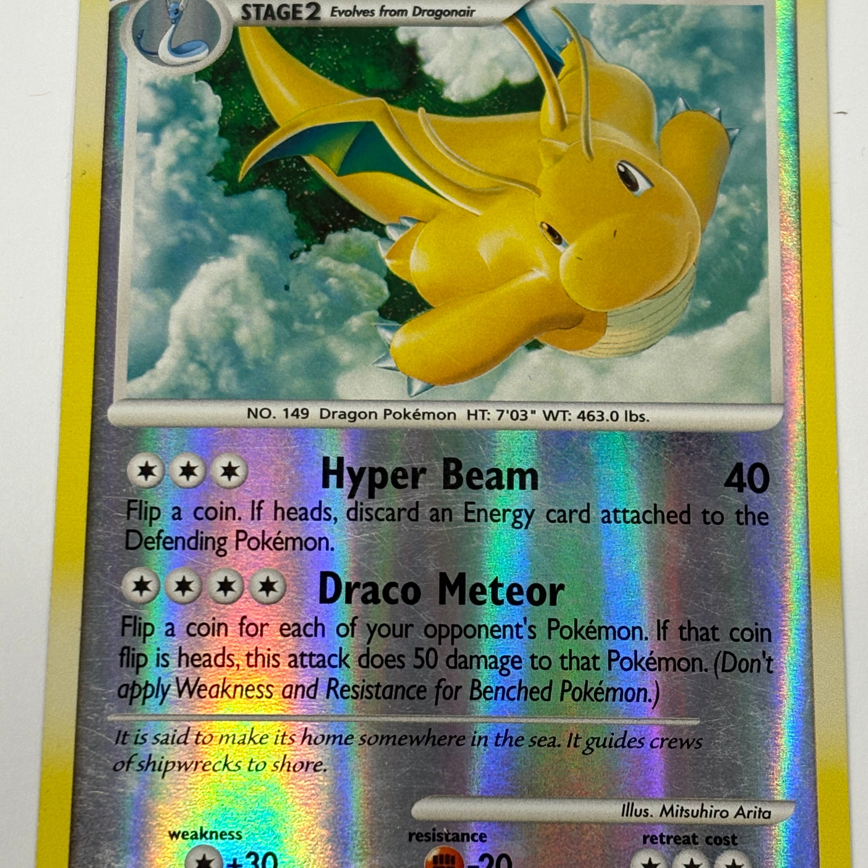 Pokémon TCG - Legends Awakened Dragonite 2/146 Reverse Foil HP/MP