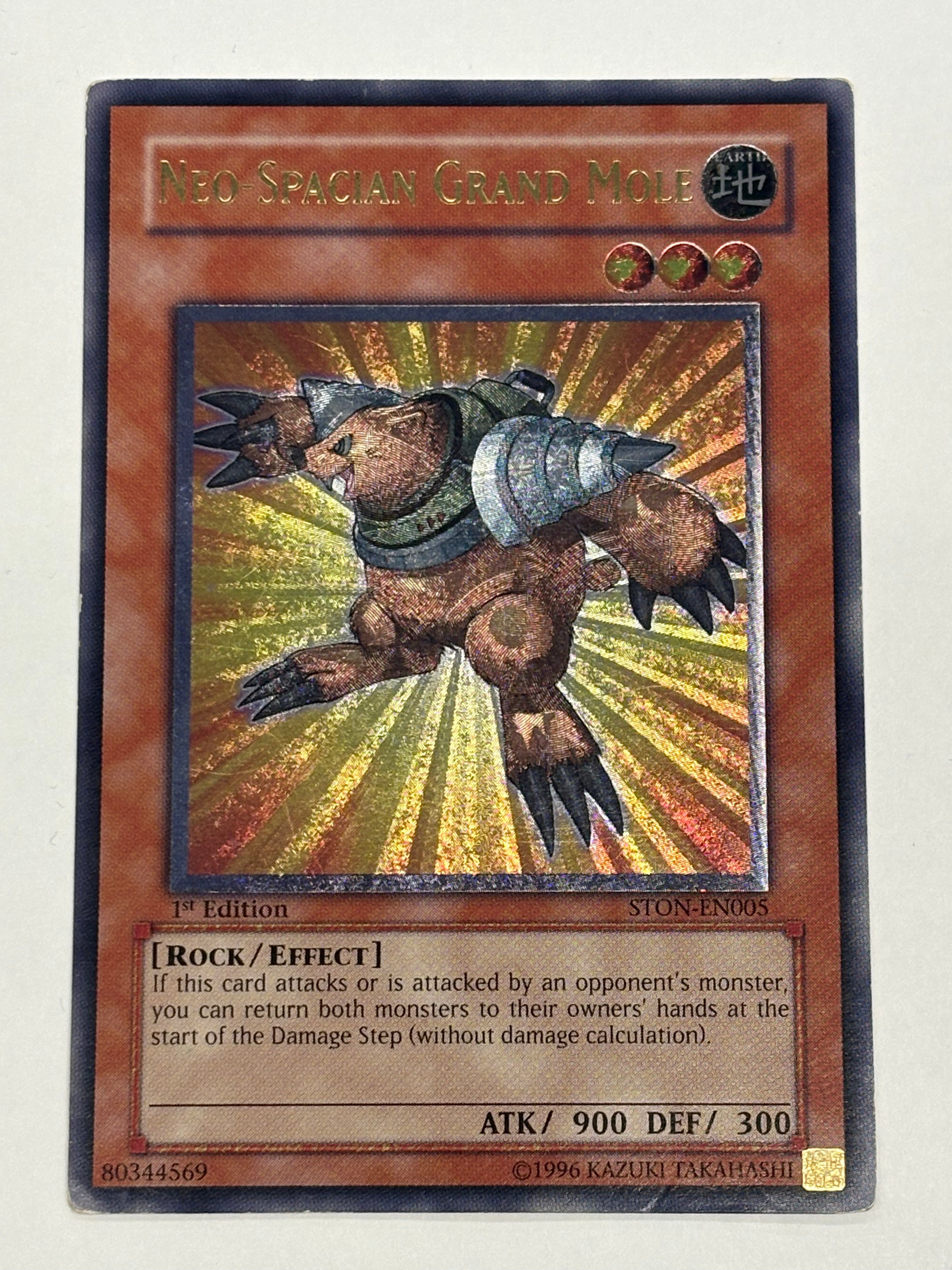 Yu-Gi-Oh! TCG - Strike of Neos Neo-Spacian Grand Mole STON-EN005 Ultimate Rare LP
