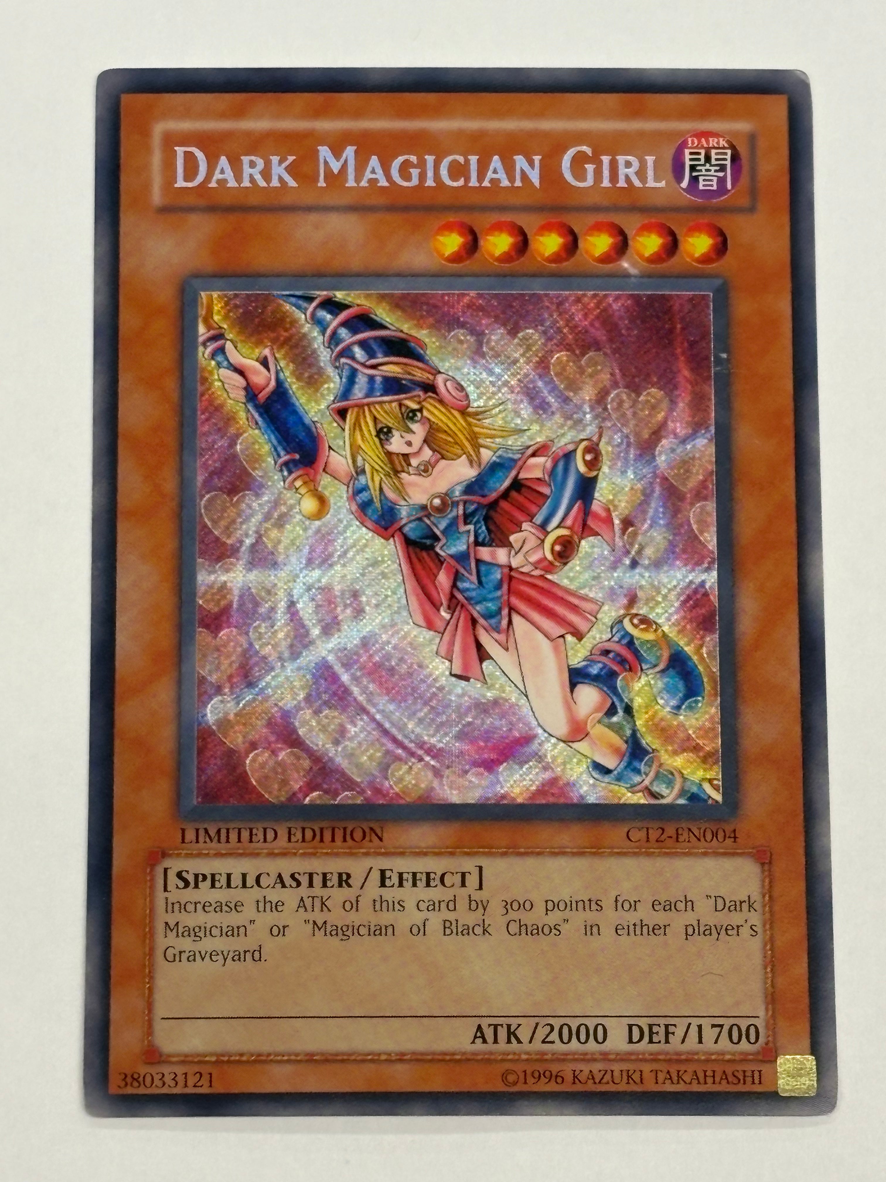 Yu-Gi-Oh! TCG - 2005 Collectors Tin Dark Magician Girl CT2-EN004 Secret Rare MP