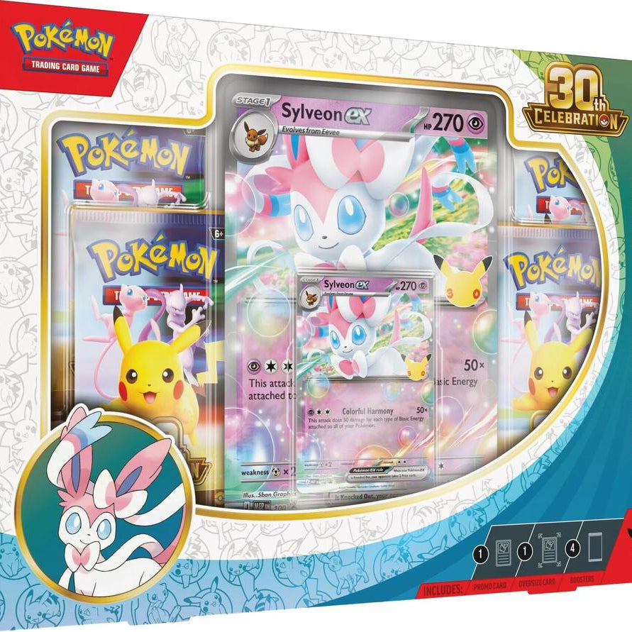 Pokémon TCG - 30th Celebration Sylveon ex Box