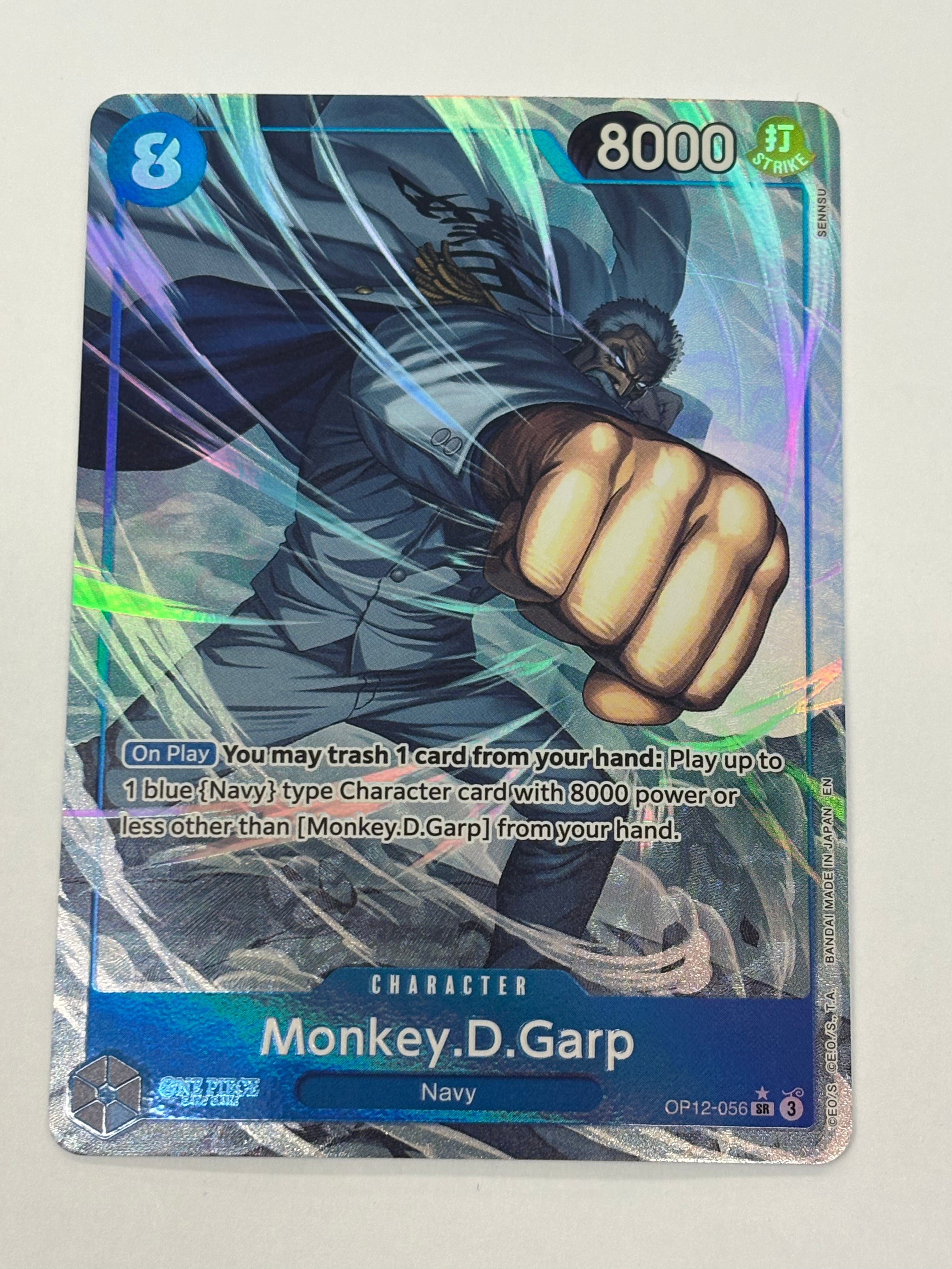 One Piece TCG - Legacy of the Master OP-12 Monkey D. Garp (Alternate Art) OP12-056 NM