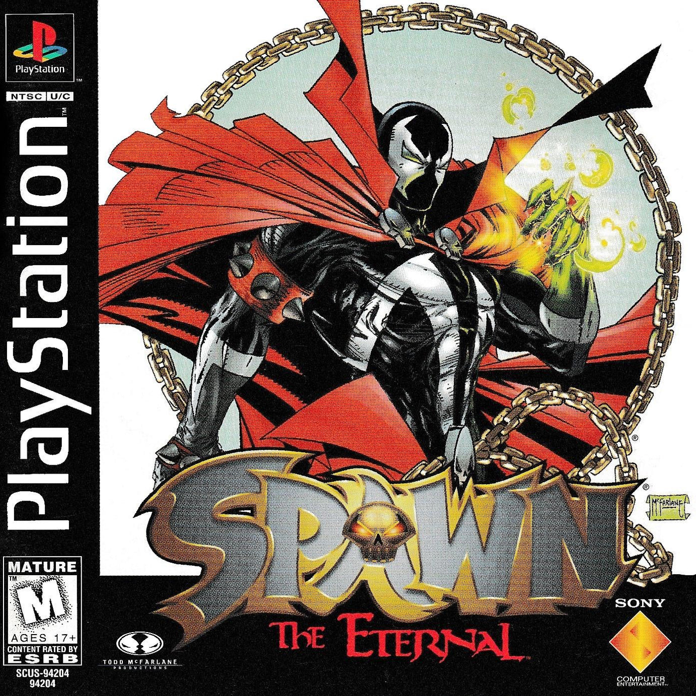PlayStation 1 Spawn The Eternal Video Game