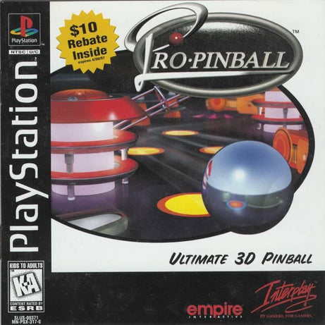 PlayStation 1 Pro Pinball Video Game