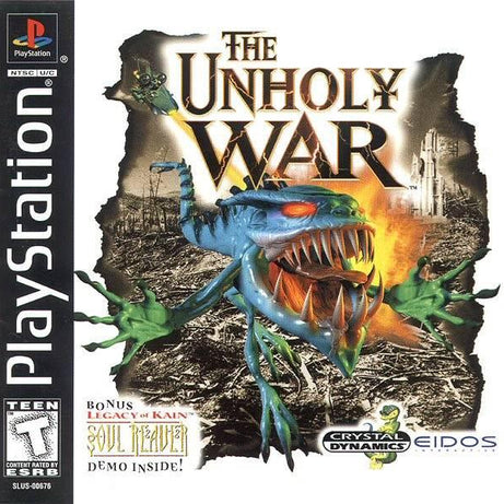 PlayStation 1 The Unholy War Video Game