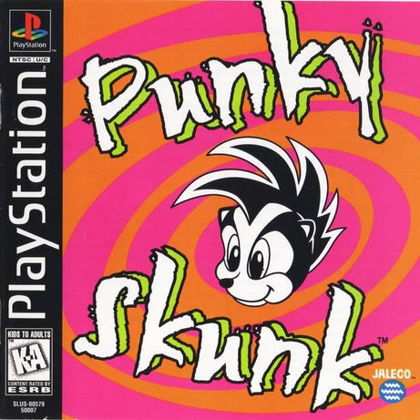 PlayStation 1 Punky Skunk Video Game