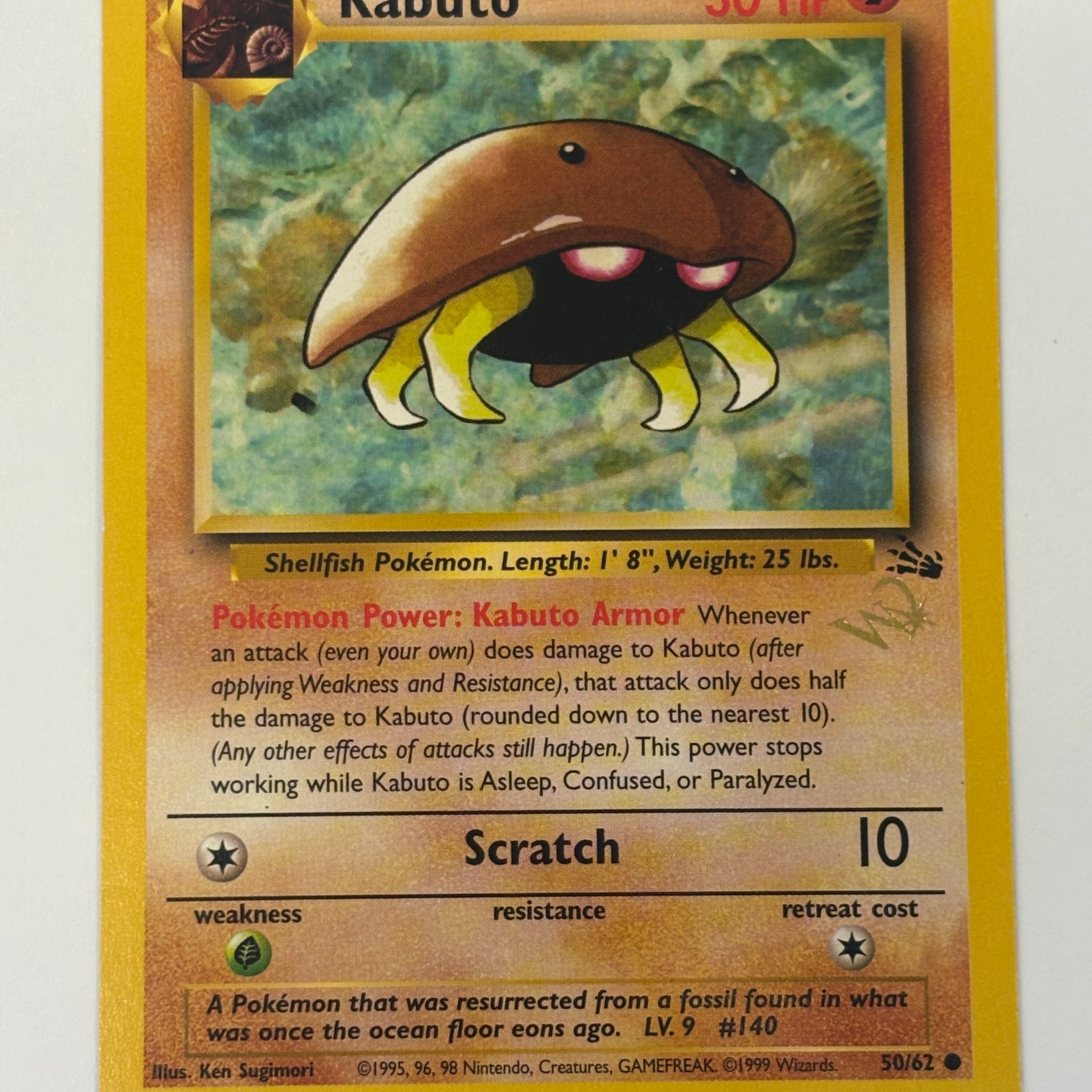 Pokémon TCG - WoTC Promo Kabuto (W Stamped) 50/62 NM