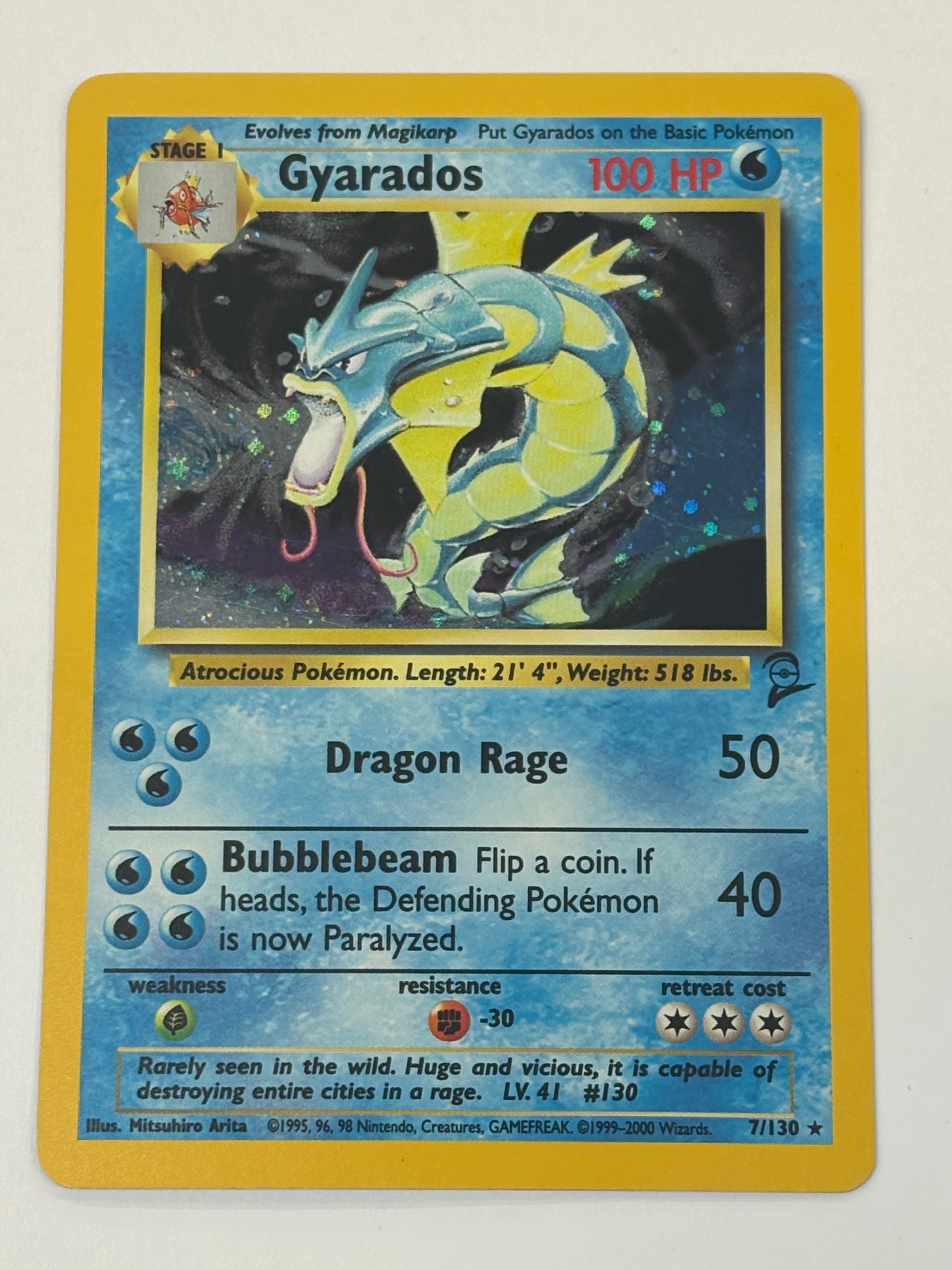 Pokémon TCG - Base Set 2 Gyarados Holo 7/130 LP