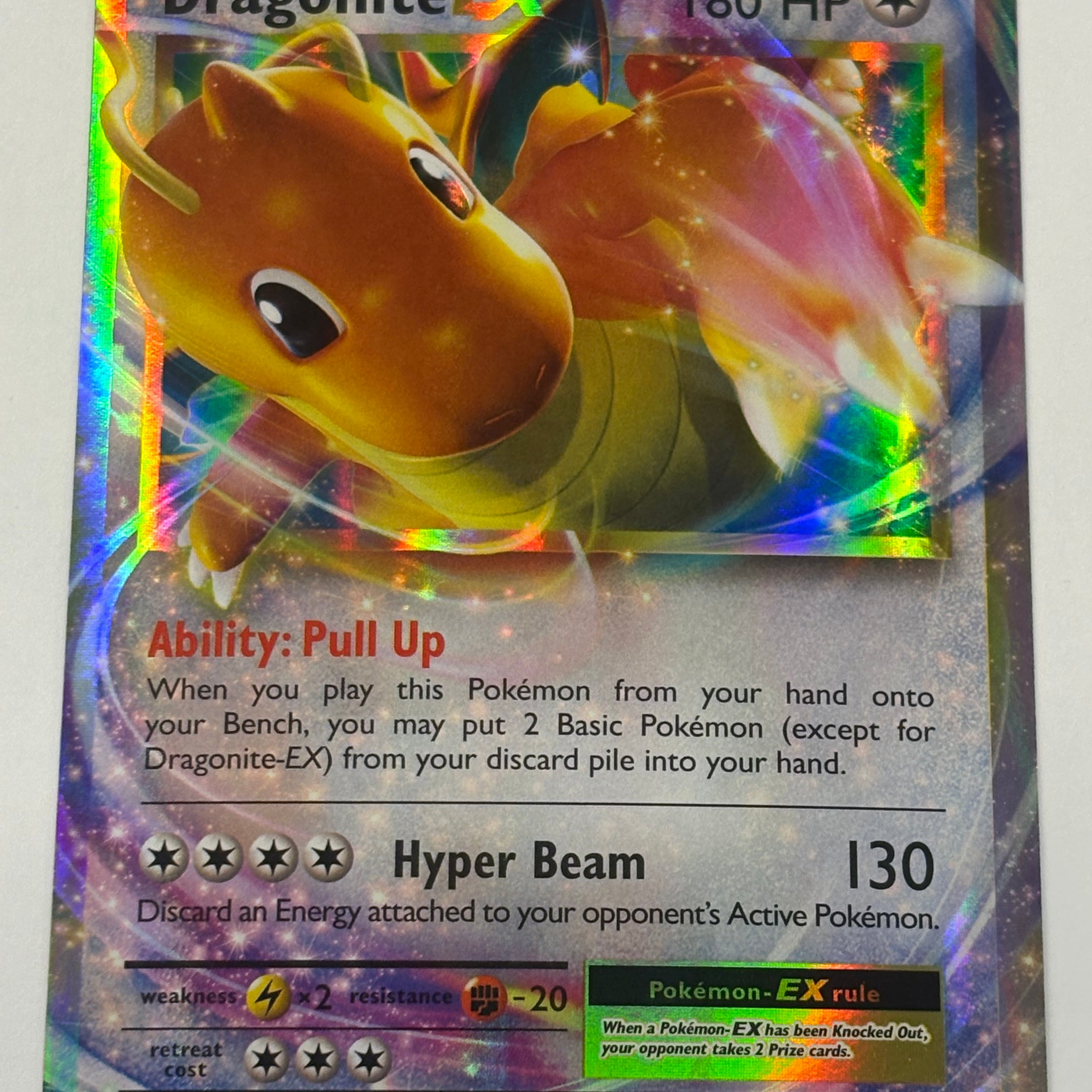 Pokémon TCG - XY Evolutions Dragonite EX 72/108 NM