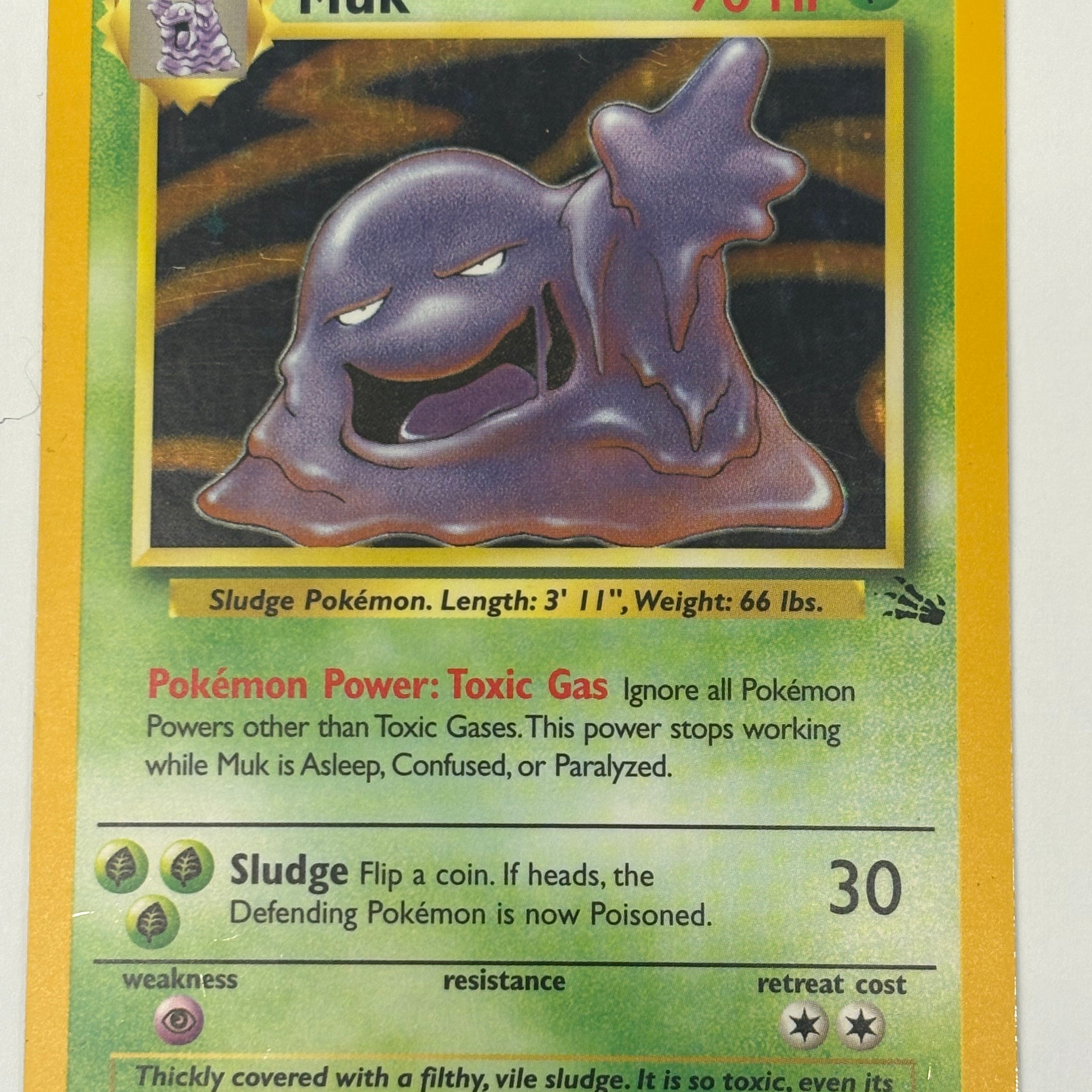 Pokémon TCG - Fossil Unlimited Muk 13/62 MP