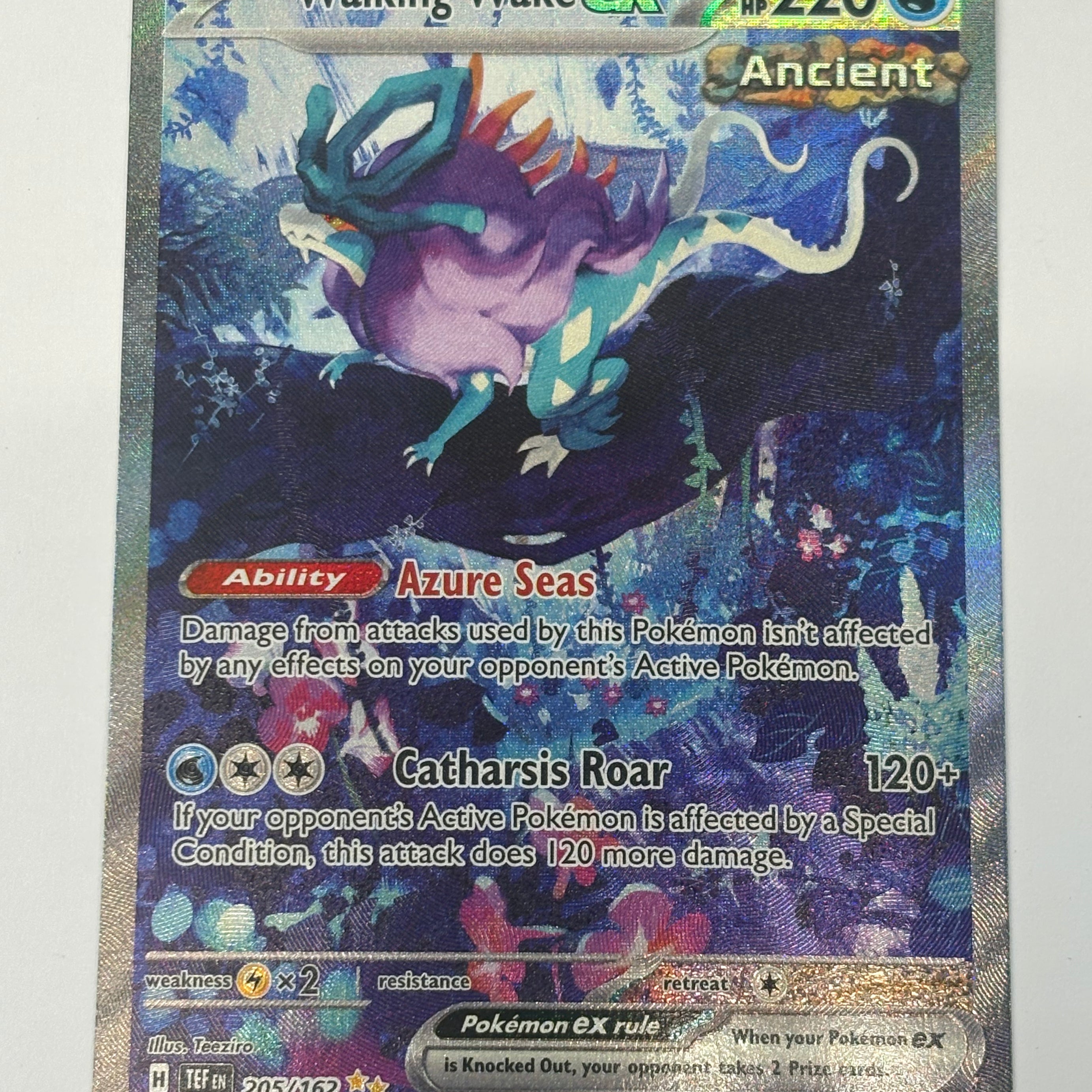 Pokémon TCG - Temporal Forces Walking Wake ex 205/162 NM