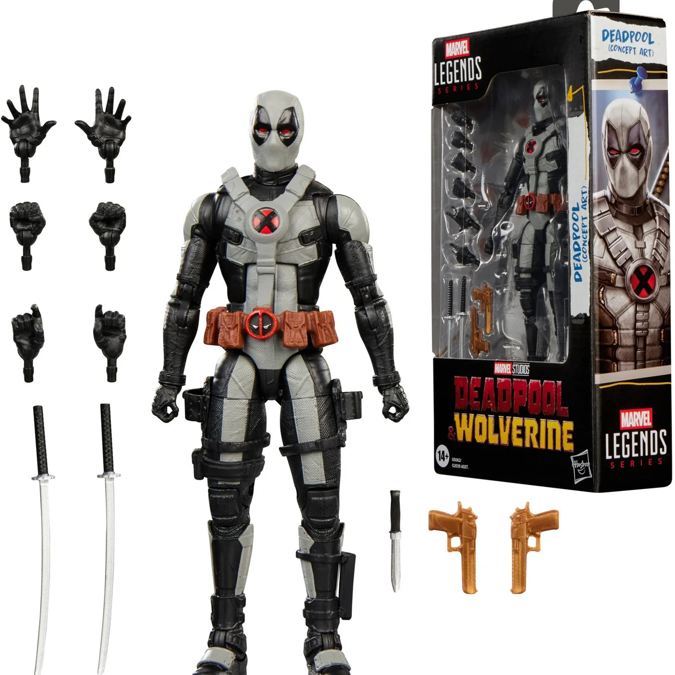 Hasbro Marvel Legends Series Deadpool & Wolverine Deadpool (Concept Art) Action Figure