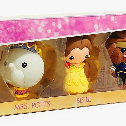 Monogram Disney Princess Beauty & the Beast 2017 Monogram Summer Convention Exclusive 5-Pack Figural Keyring