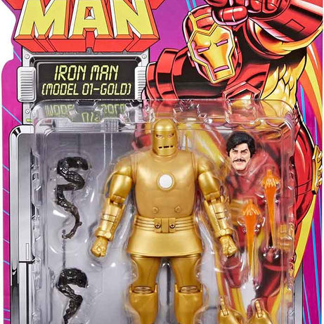 Hasbro Marvel Legends Series  Iron Man (Model-01 Gold) Action Figure