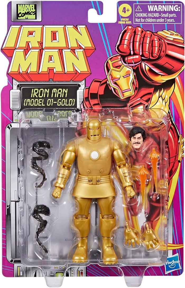 Hasbro Marvel Legends Series  Iron Man (Model-01 Gold) Action Figure