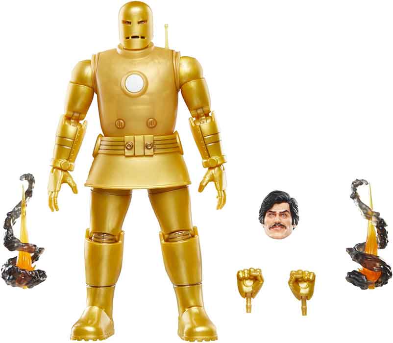 Hasbro Marvel Legends Series  Iron Man (Model-01 Gold) Action Figure