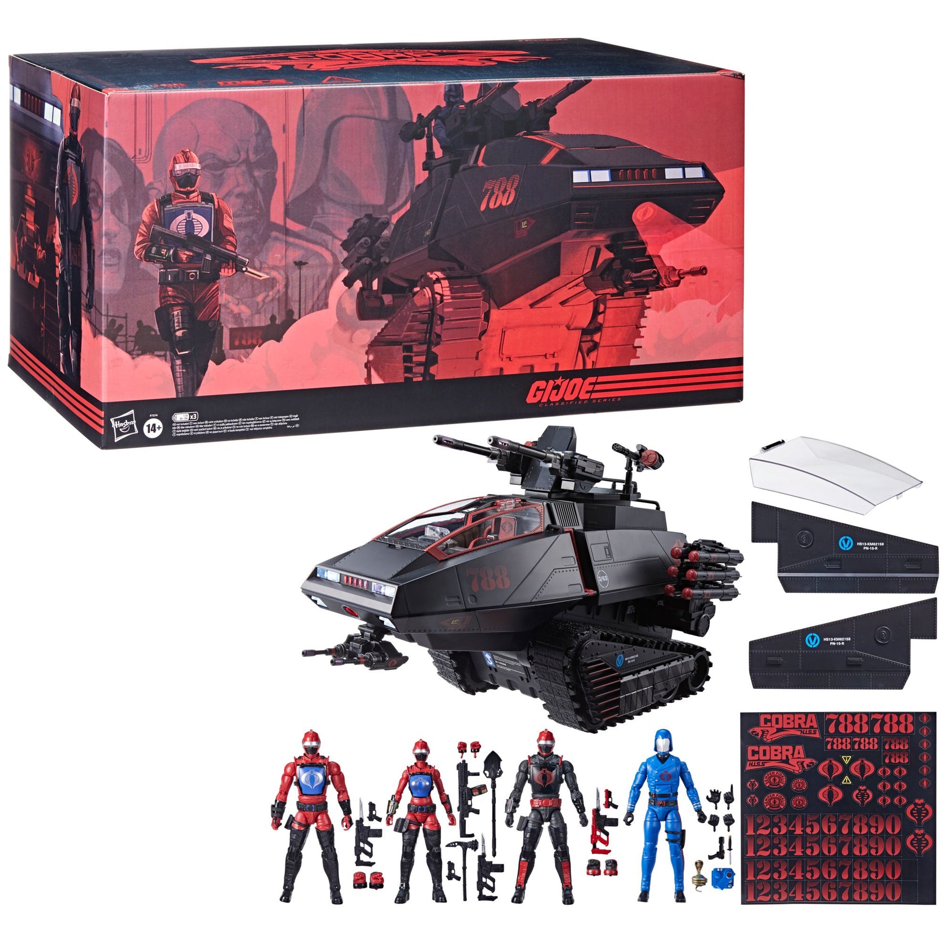 Hasbro Haslab G.I.Joe H.I.S.S. Tank Action Figure Set
