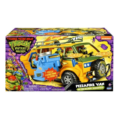 Playmates Teenage Mutant Ninja Turtles Mutant Mayhem Pizza Fire Van Playset