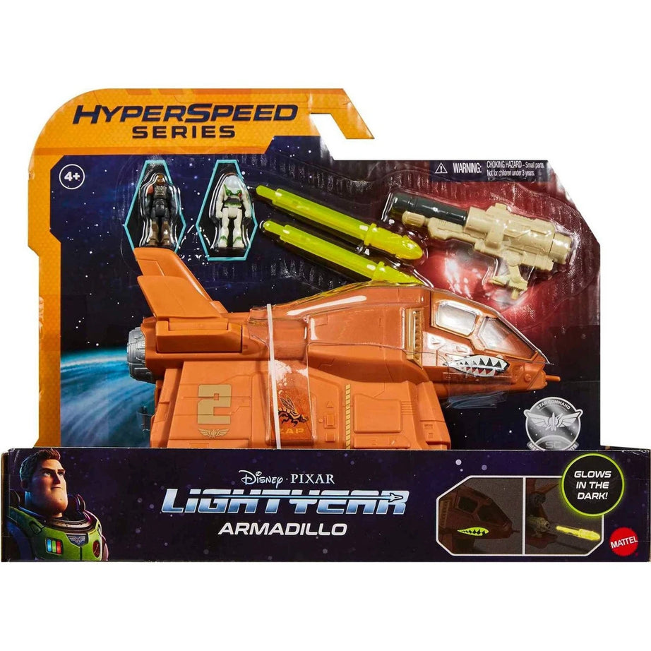 Mattel Disney Pixar Hyperspeed Series Lightyear The Armadillo Playset
