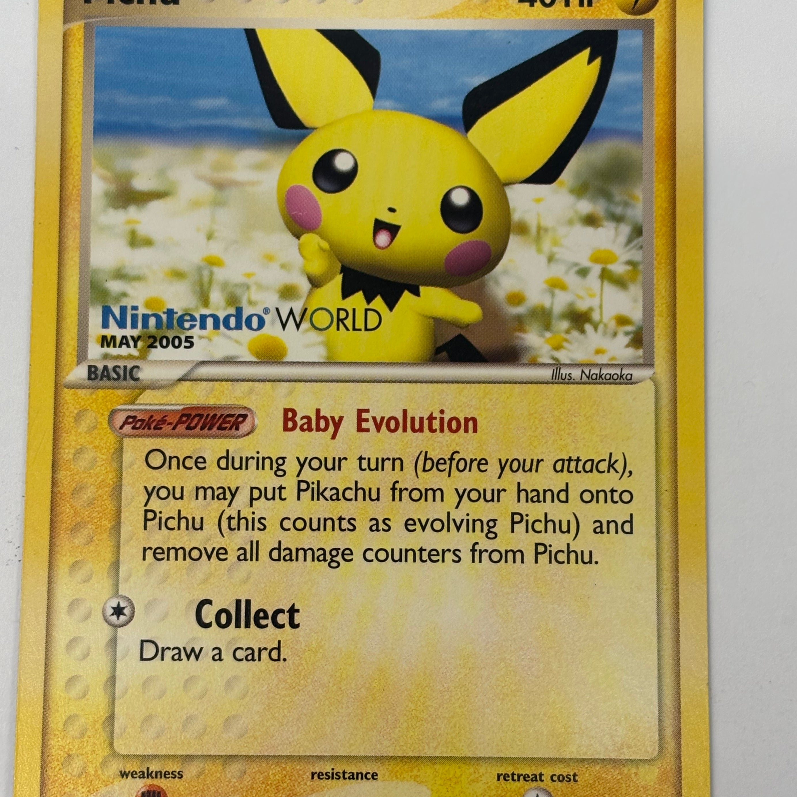Pokémon TCG - Promo Pichu (Nintendo World May 2005 Stamp) 59/106 NM