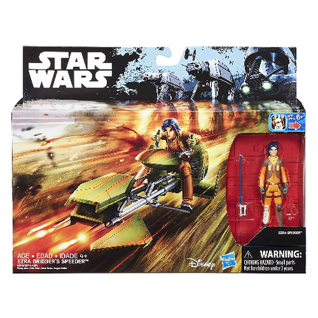 Hasbro Star Wars Ezra Bridger With Speeder Action Figure