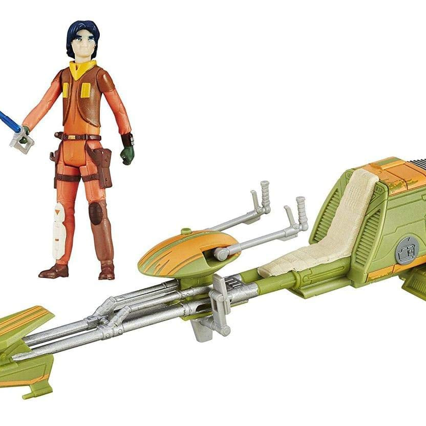 Hasbro Star Wars Ezra Bridger With Speeder Action Figure