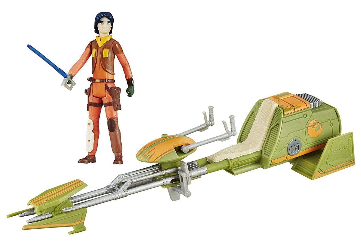 Hasbro Star Wars Ezra Bridger With Speeder Action Figure