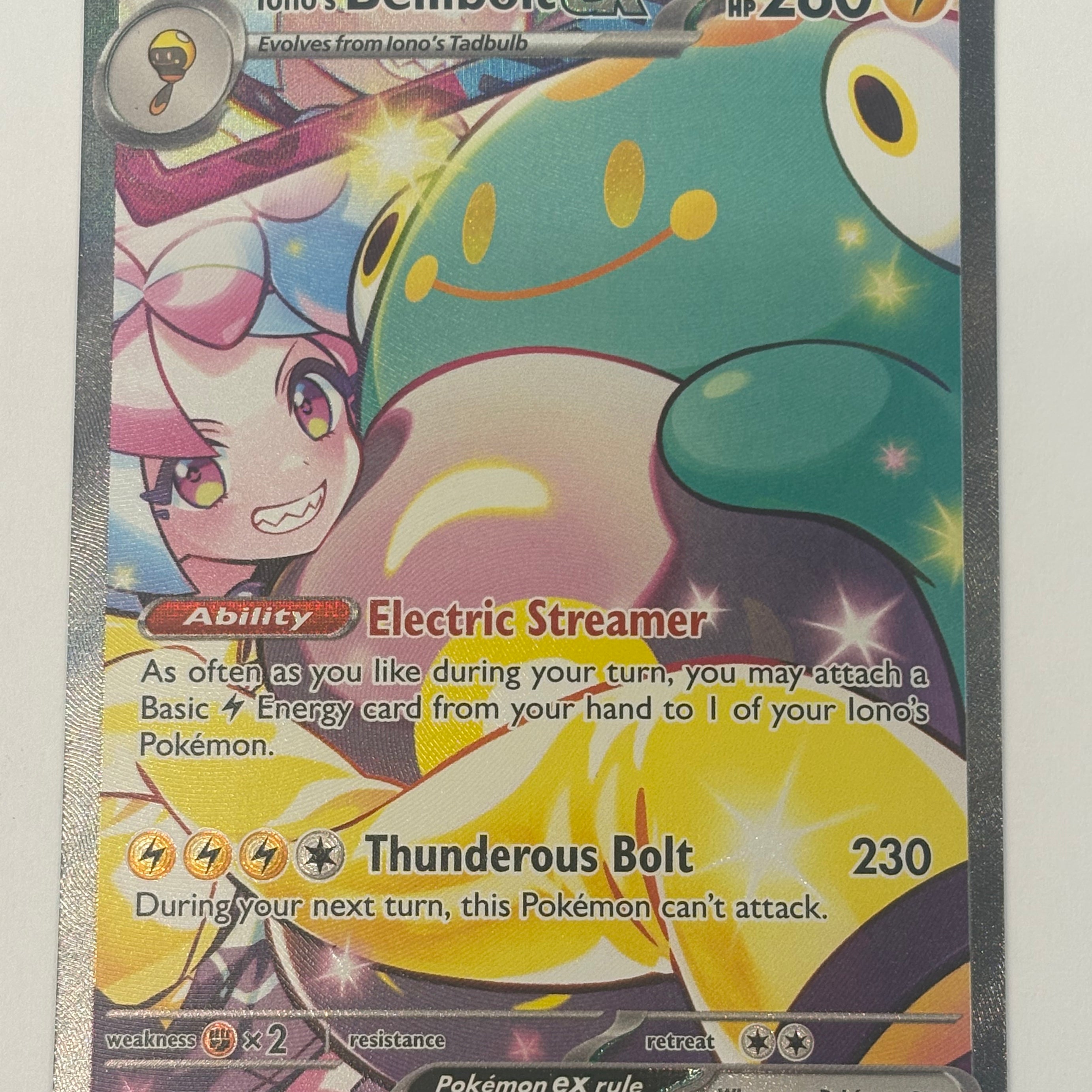 Pokémon TCG - Journey Together Iono's Bellibolt ex 183/159 NM