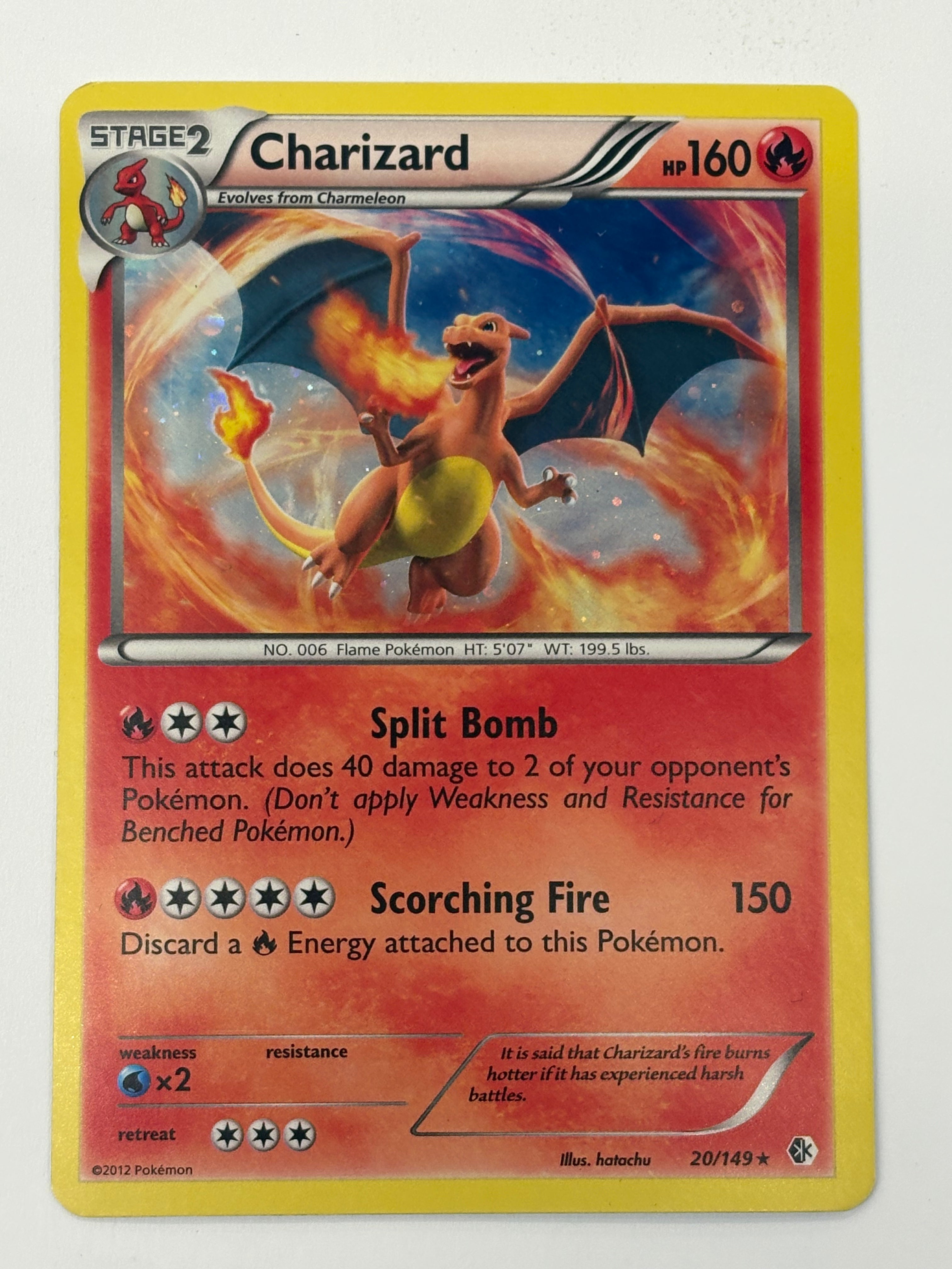Pokémon TCG - Boundaries Crossed Charizard 20/149 LP