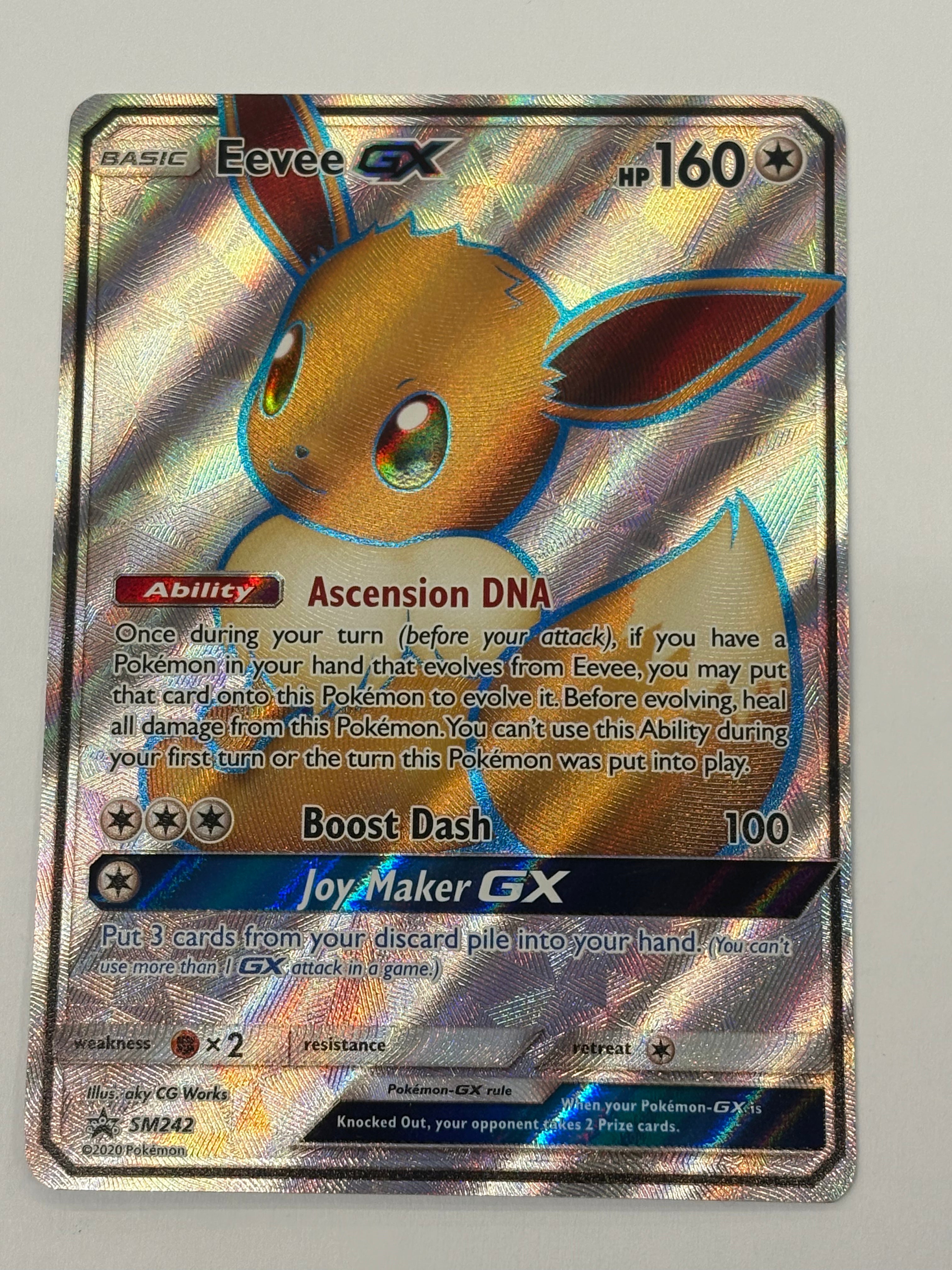 Pokémon TCG - Sun & Moon Promo Eevee GX SM242 NM