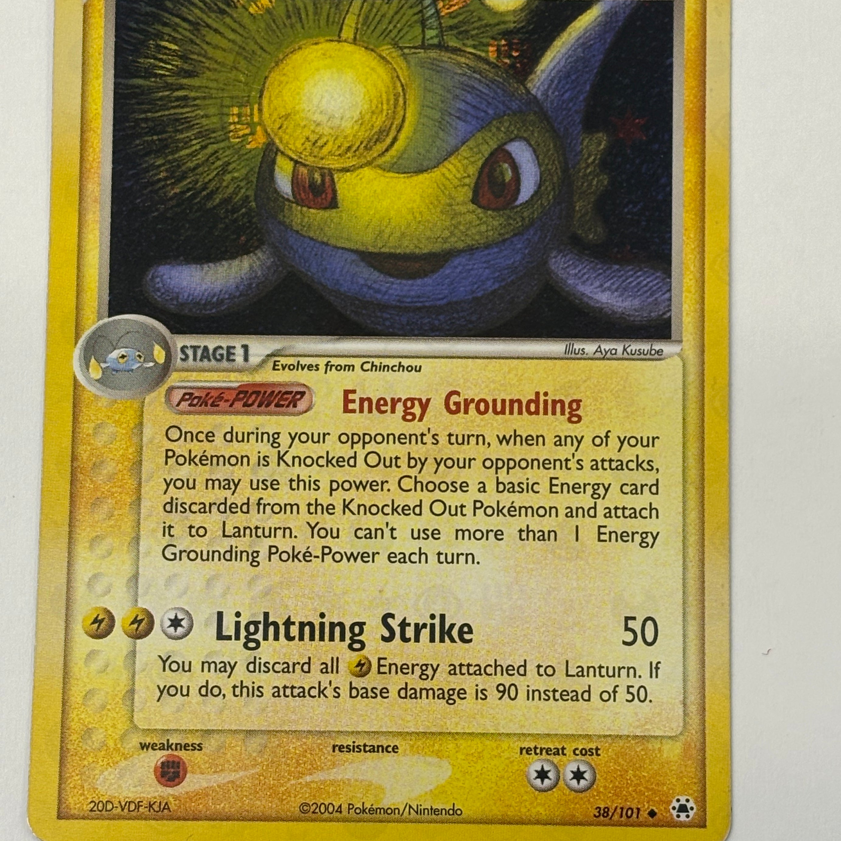 Pokémon TCG - EX Hidden Legends Lanturn Holo 38/101 NM