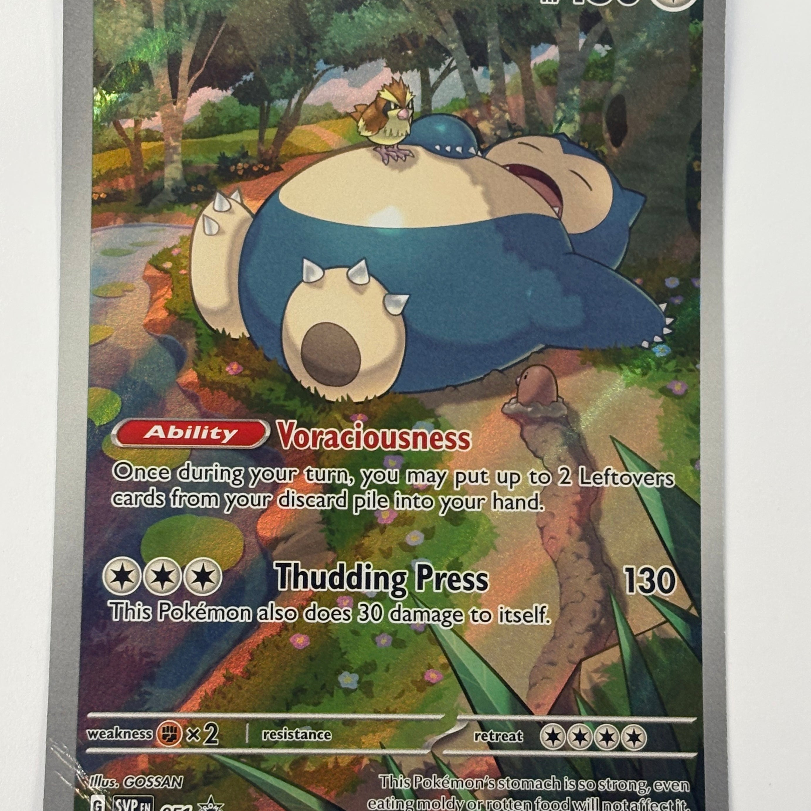 Pokémon TCG - Scarlet & Violet Promo Cards Snorlax 051 DMG