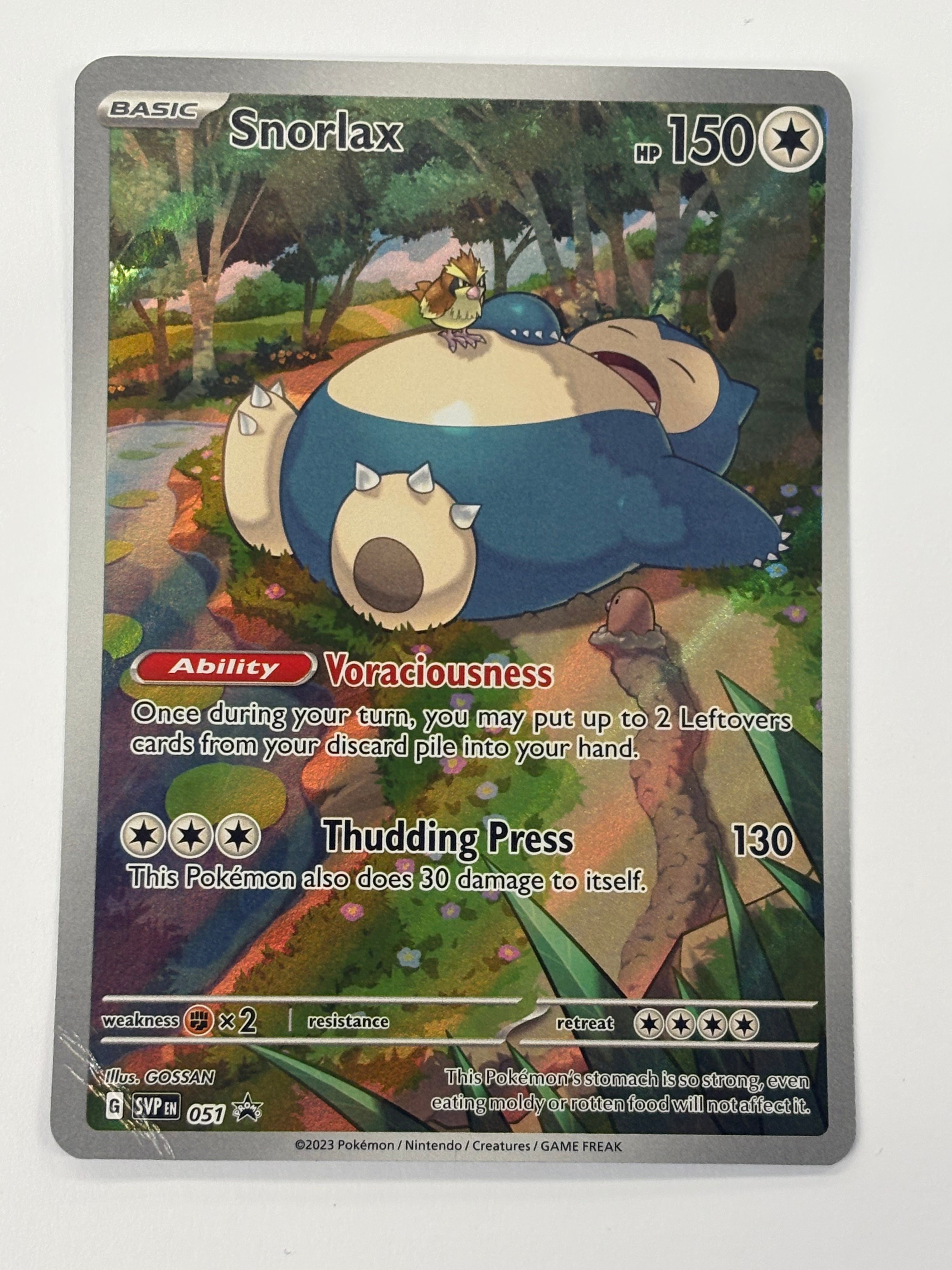 Pokémon TCG - Scarlet & Violet Promo Cards Snorlax 051 DMG