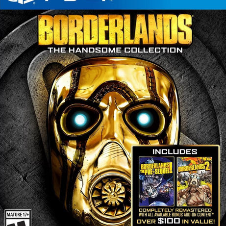 PlayStation 4 Borderlands The Handsome Collection Video Game Complete in Box