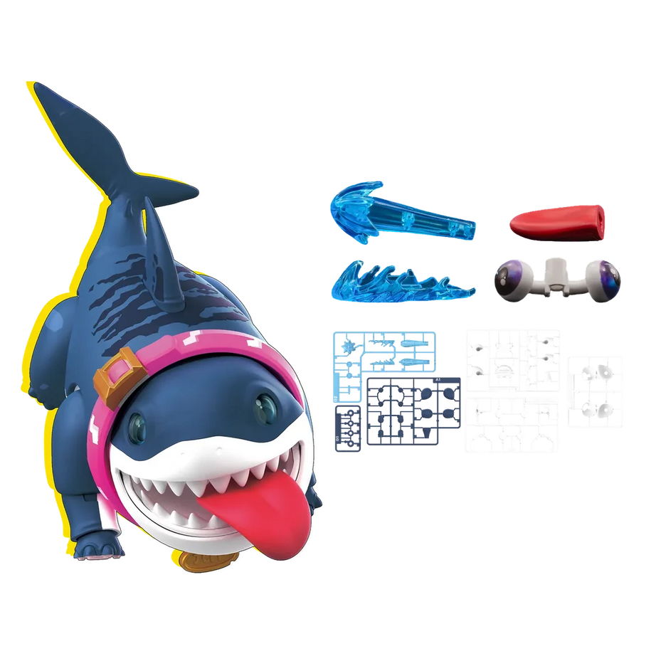 Blokees Champion Class Marvel Rivals Jeff The Land Shark Model Kit Action Figure