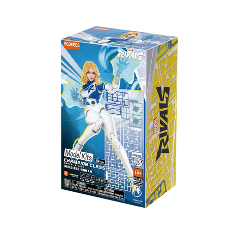 Blokees Champion Class Marvel Rivals Invisible Woman Model Kit Action Figure