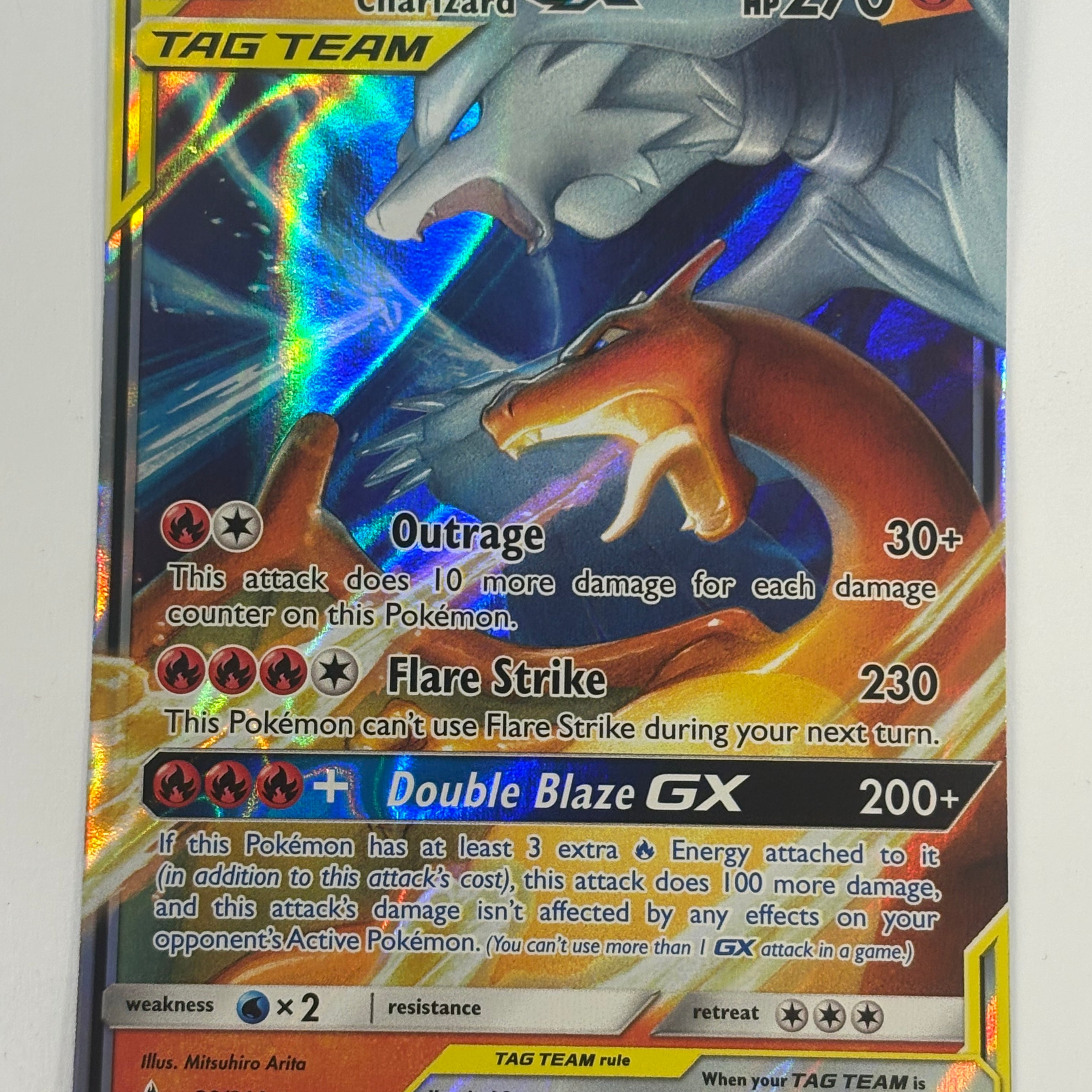 Pokémon TCG - Unbroken Bonds Reshiram & Charizard GX Tag Team 20/214 NM