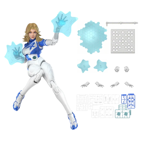 Blokees Champion Class Marvel Rivals Invisible Woman Model Kit Action Figure