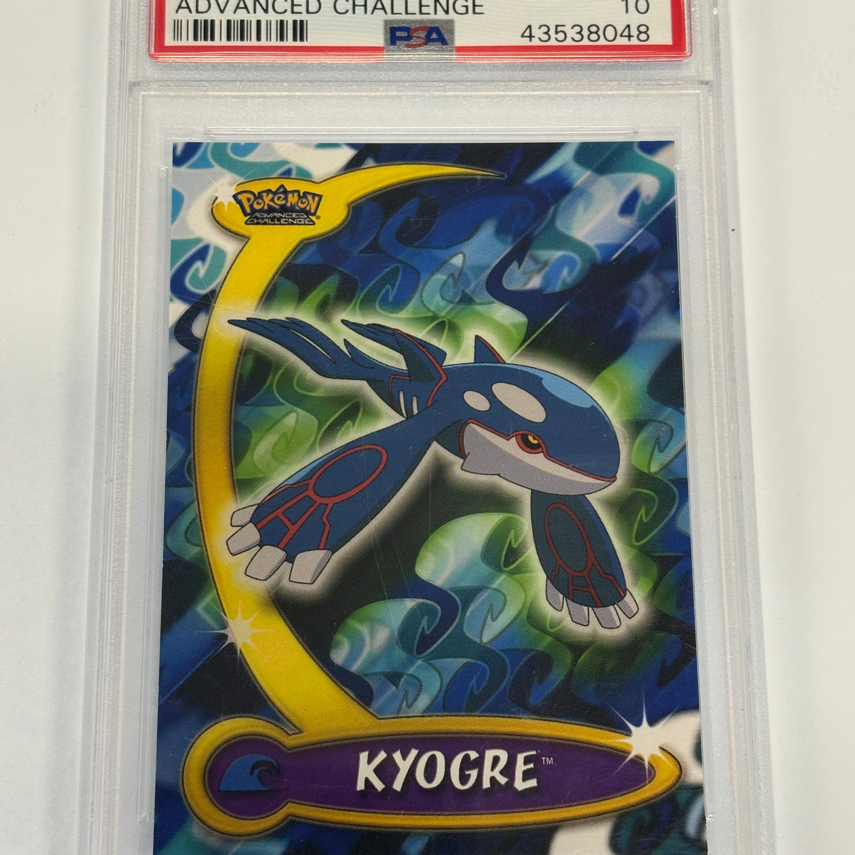Pokémon TCG - PSA GEM-MT 10 2004 Topps Pokemon Advanced Challenge Kyogre #37