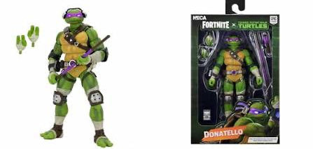 NECA Fortnite x Teenage Mutant Ninja Turtles Donatello Action Figure