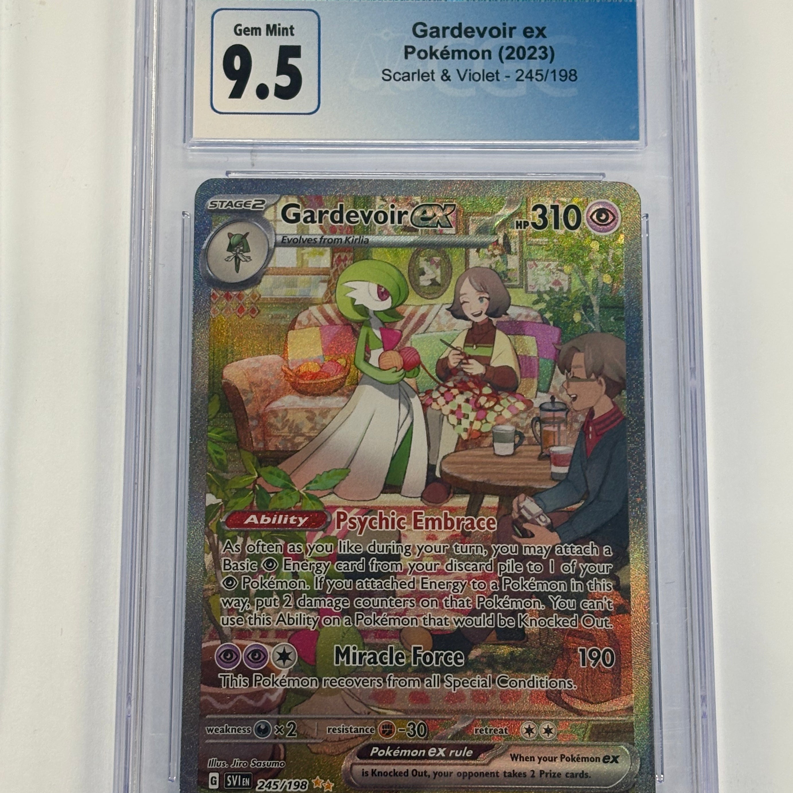 Pokemon TCG - CGC Gem Mint 9.5 Scarlet & Violet Gardevoir ex 245/198 Special Illustration Rare