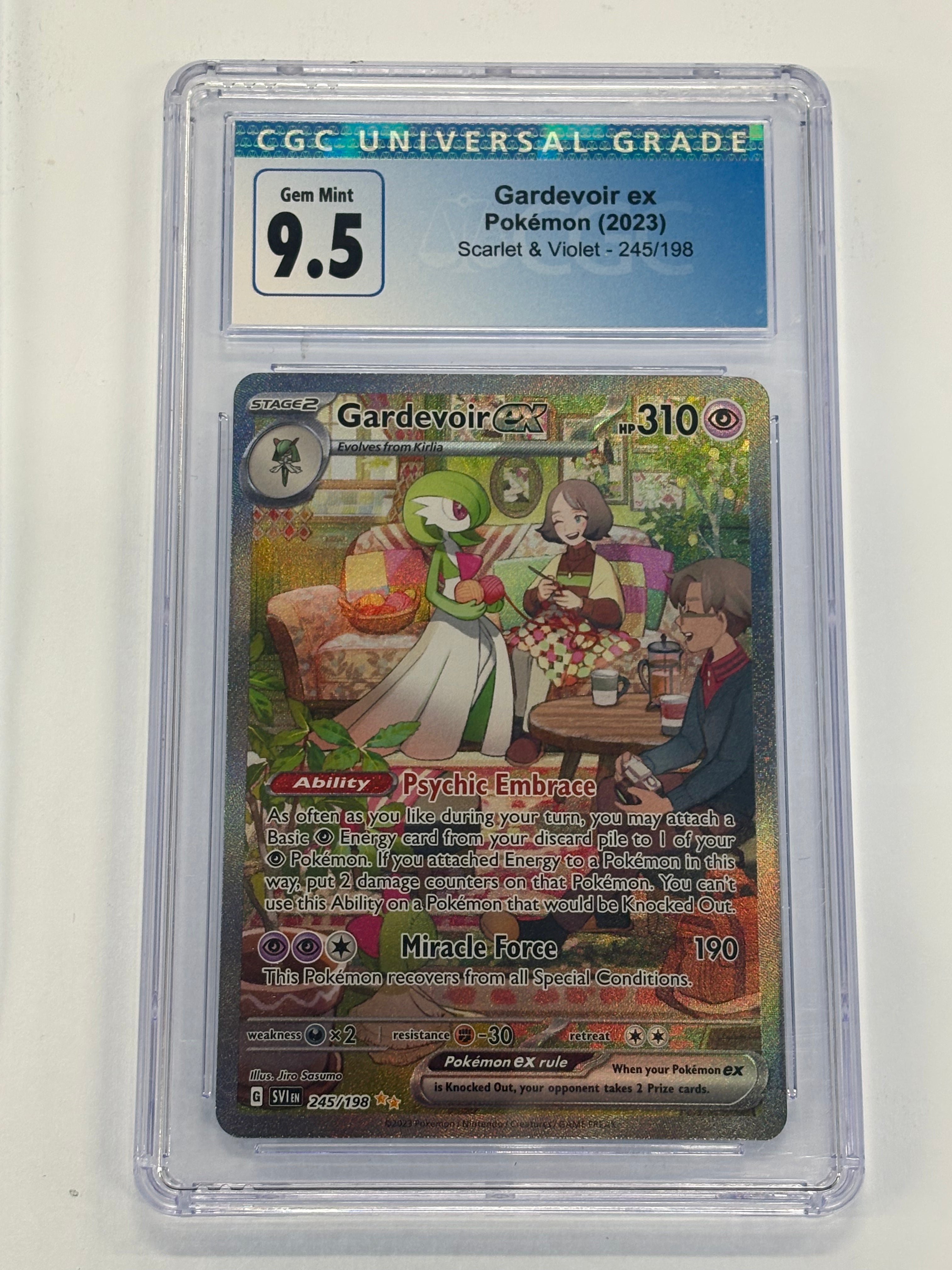 Pokemon TCG - CGC Gem Mint 9.5 Scarlet & Violet Gardevoir ex 245/198 Special Illustration Rare