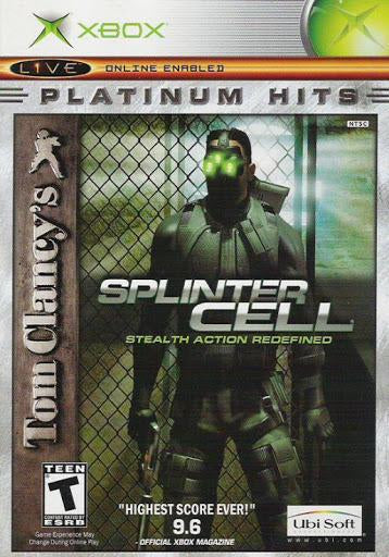 XBOX Platinum Hits Tom Clancy’s Splinter Cell Stealth Action Redefined Video Game (Complete In Box)