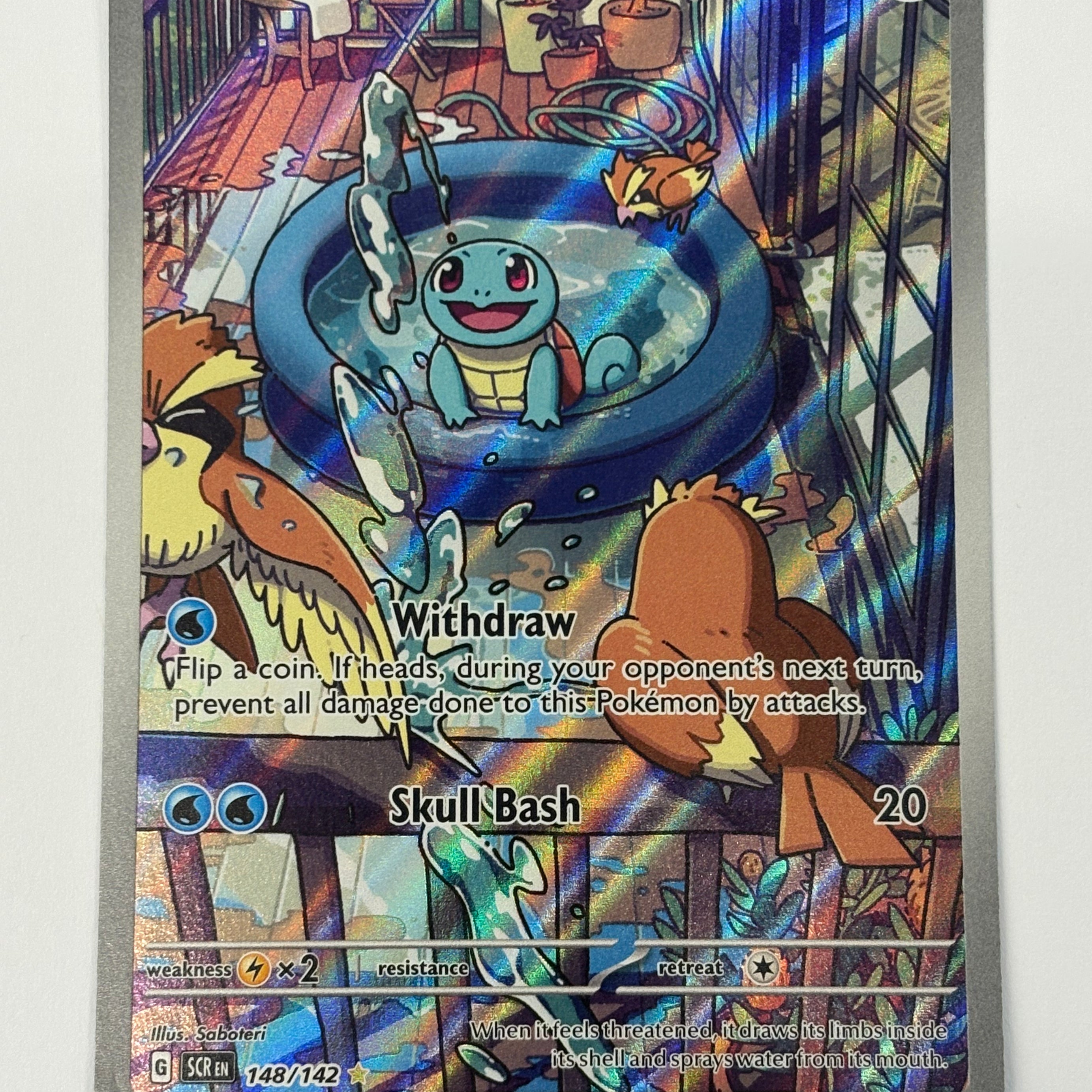 Pokémon TCG - Stellar Crown Squirtle 148/142 NM