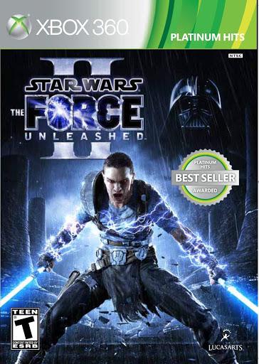 Xbox 360 Platinum Hits Star Wars The Force Unleashed II Video Game (Complete in Box)