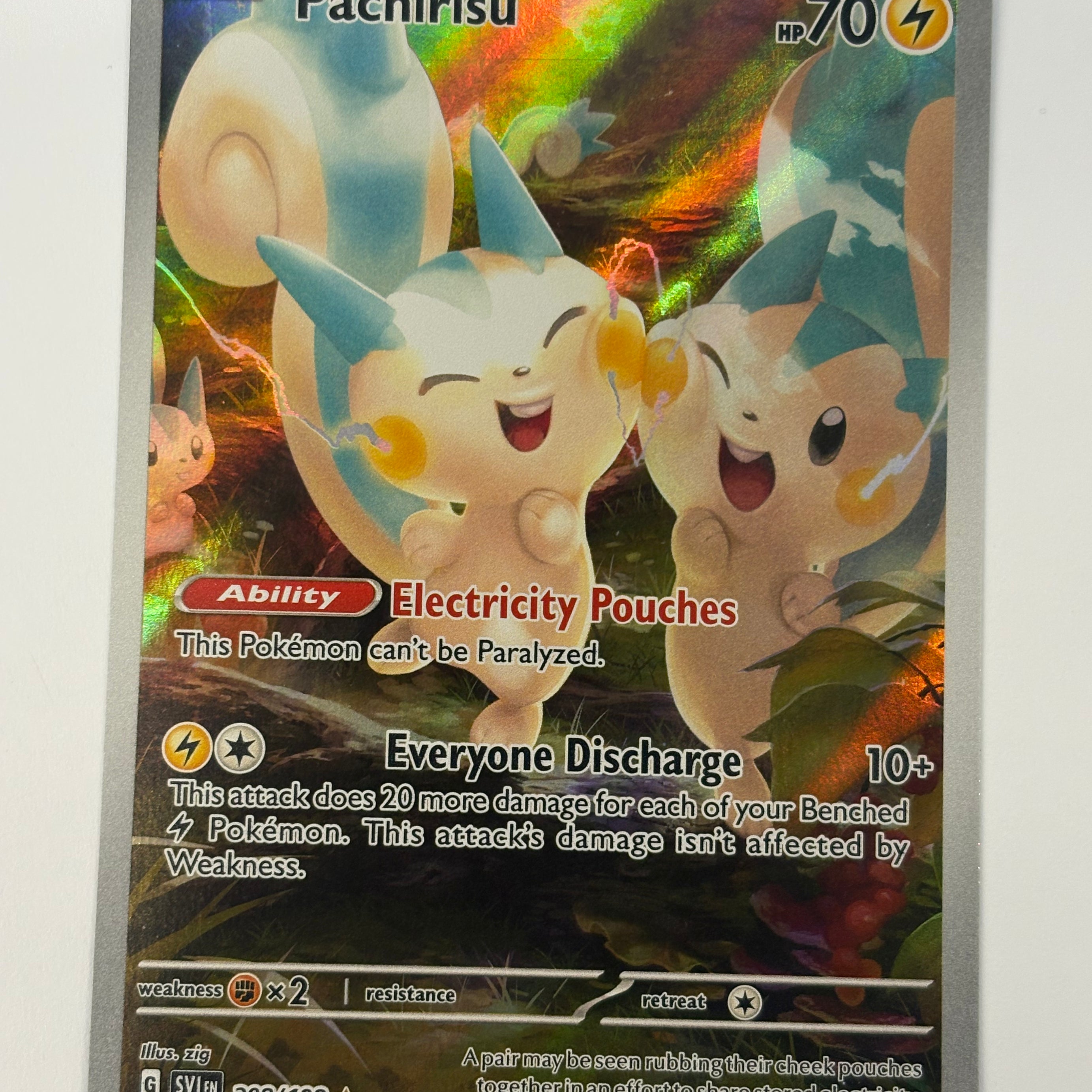 Pokémon TCG - Scarlet & Violet Pachirisu 208/198 NM